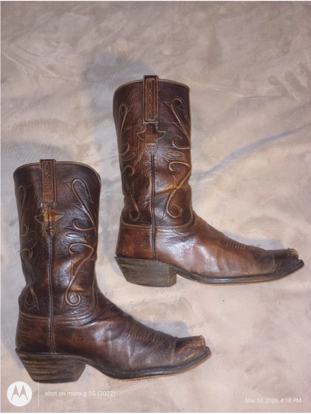 Lucchese Brown Cowboy Boots
